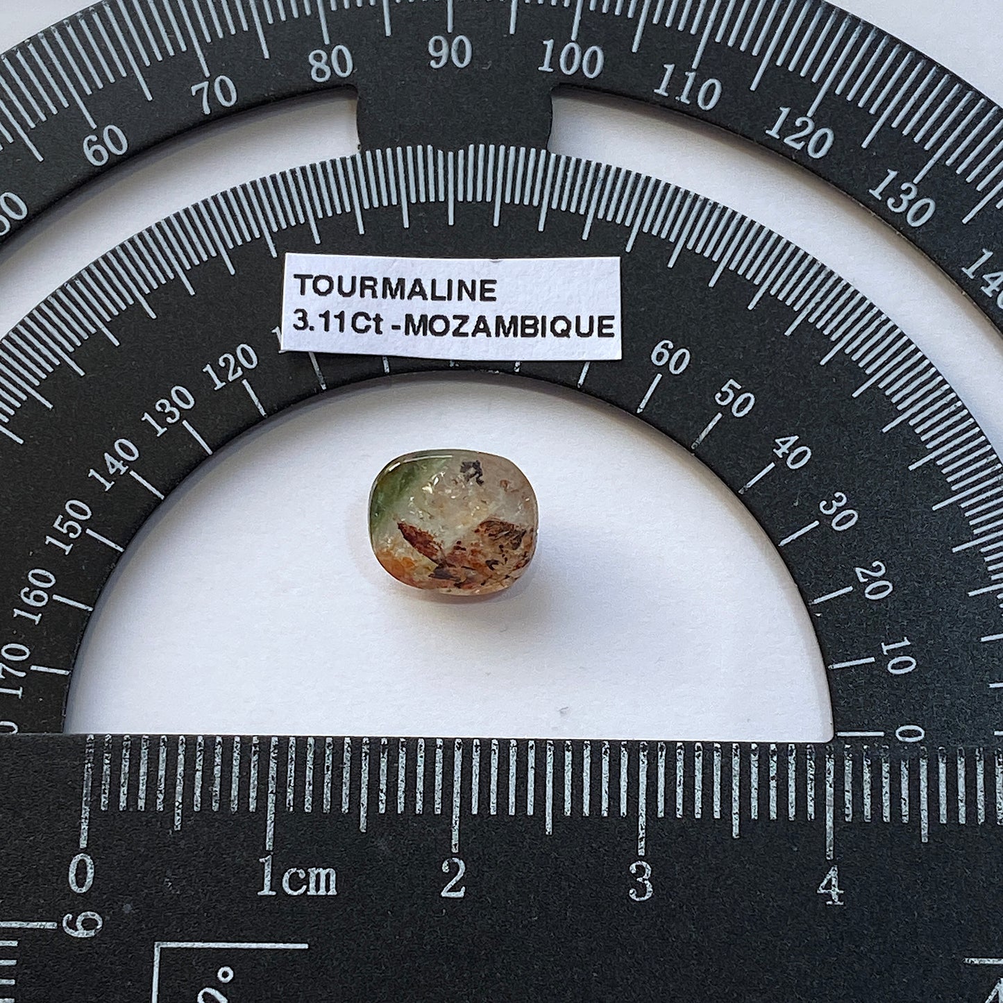 TOURMALINE NATURAL GEMSTONE : alto ligonna, mozambique 3.11Ct.  MFG5446