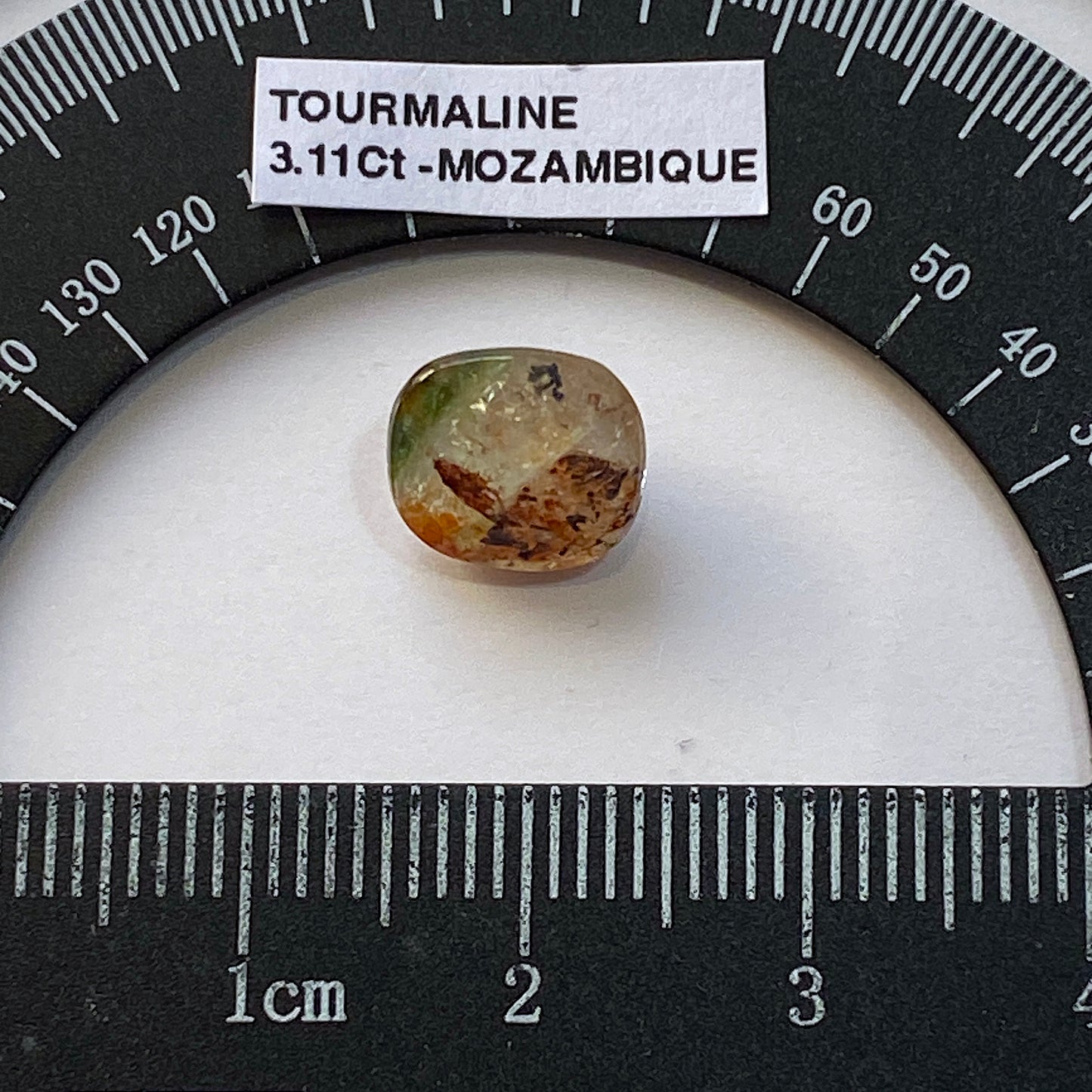 TOURMALINE NATURAL GEMSTONE : alto ligonna, mozambique 3.11Ct.  MFG5446