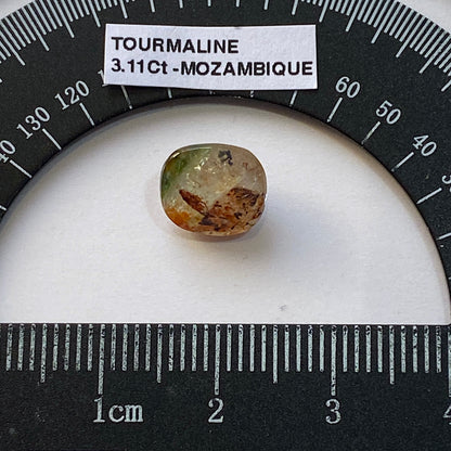TOURMALINE NATURAL GEMSTONE : alto ligonna, mozambique 3.11Ct.  MFG5446