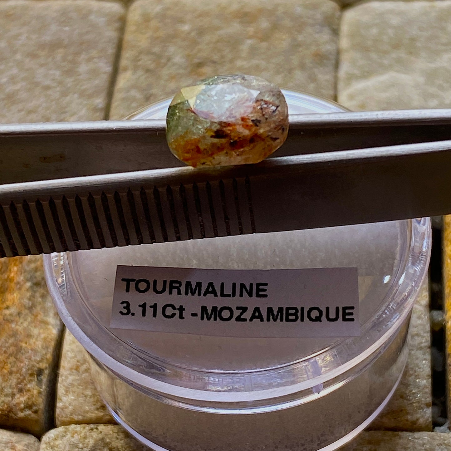 TOURMALINE NATURAL GEMSTONE : alto ligonna, mozambique 3.11Ct.  MFG5446