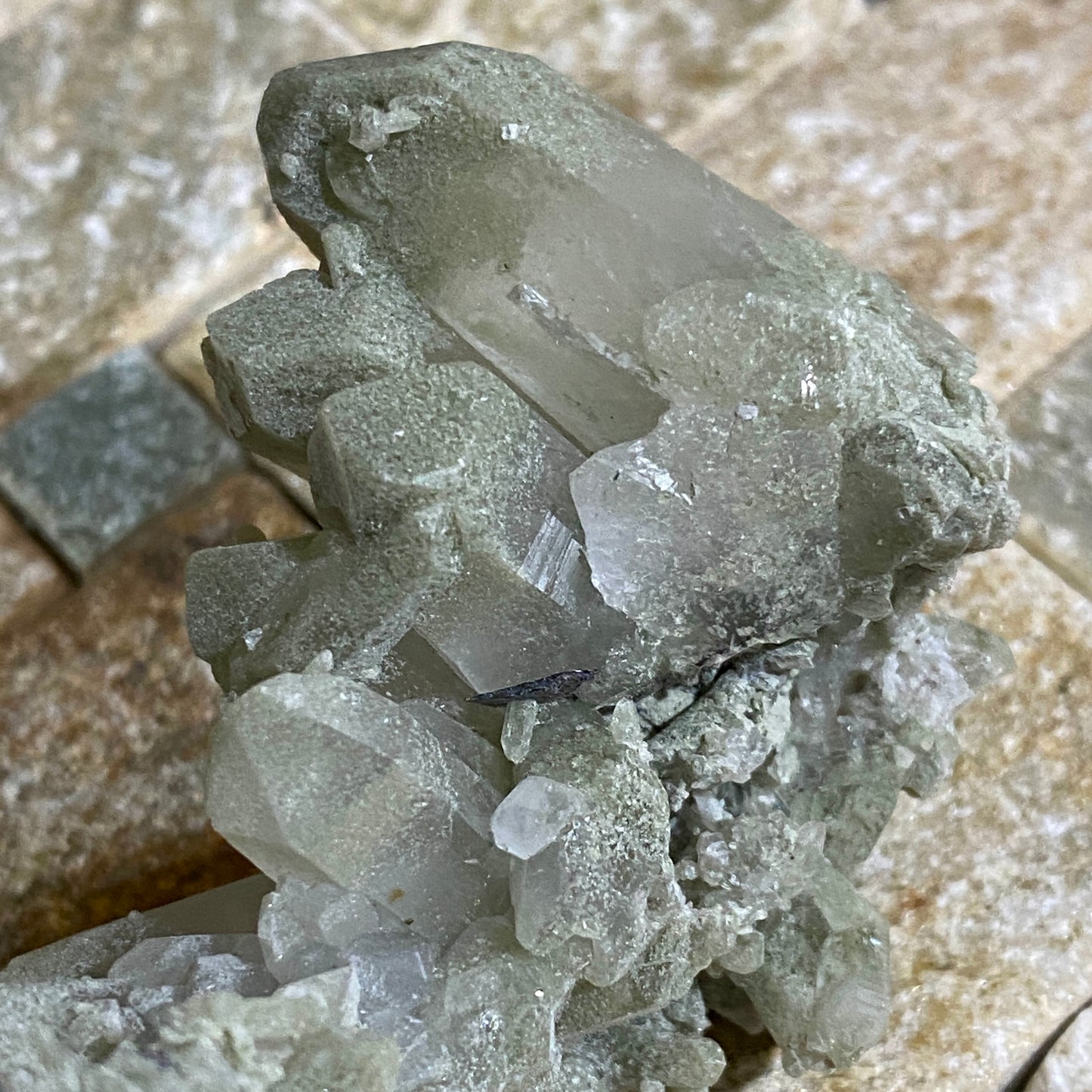 QUARTZ/CHLORITE  - HAROMOSH MOUNTAINS, PAKISTAN  34g. MF4110