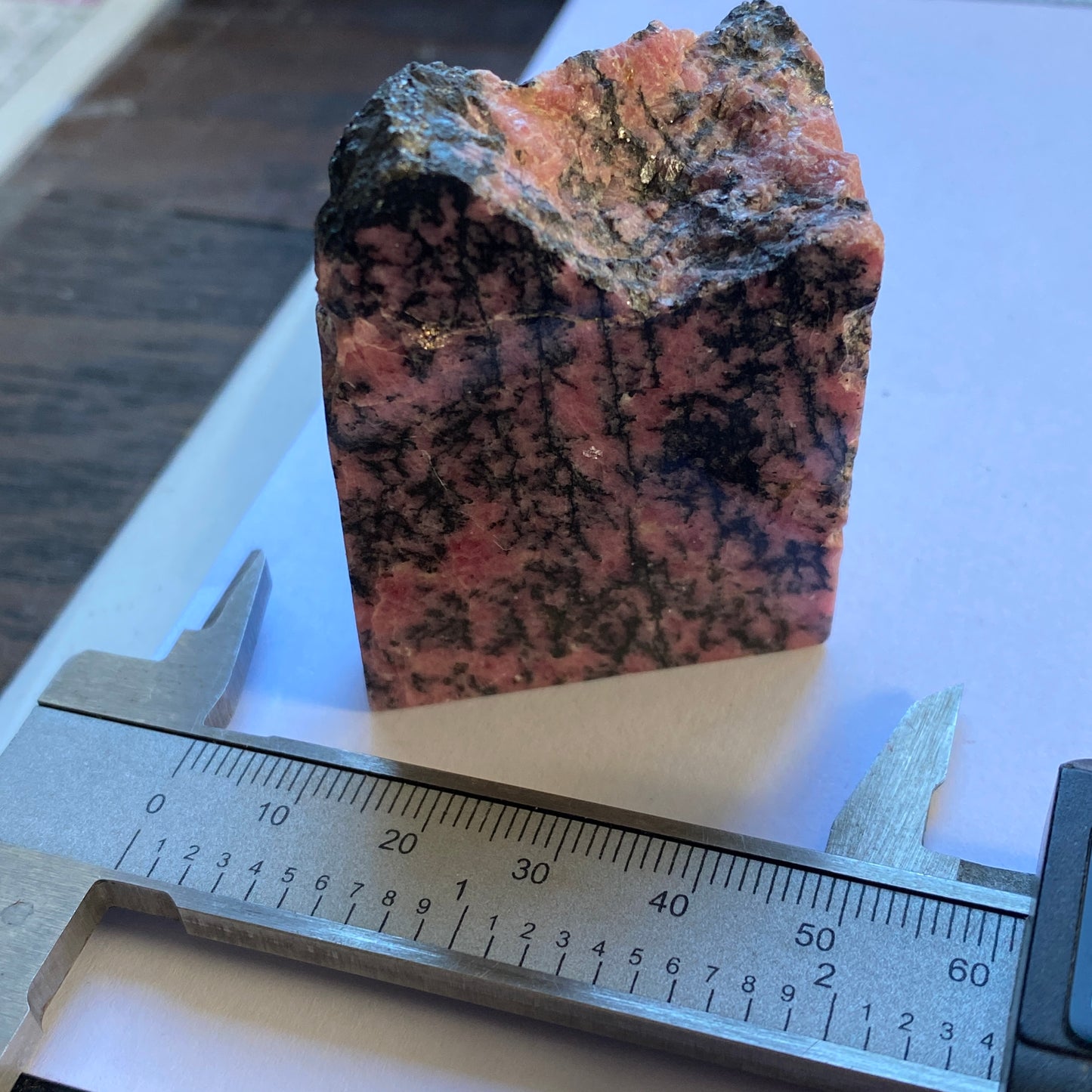 RHODONITE, SAN MARTIN MINE, ANCASH, PERU. 145g MF1698