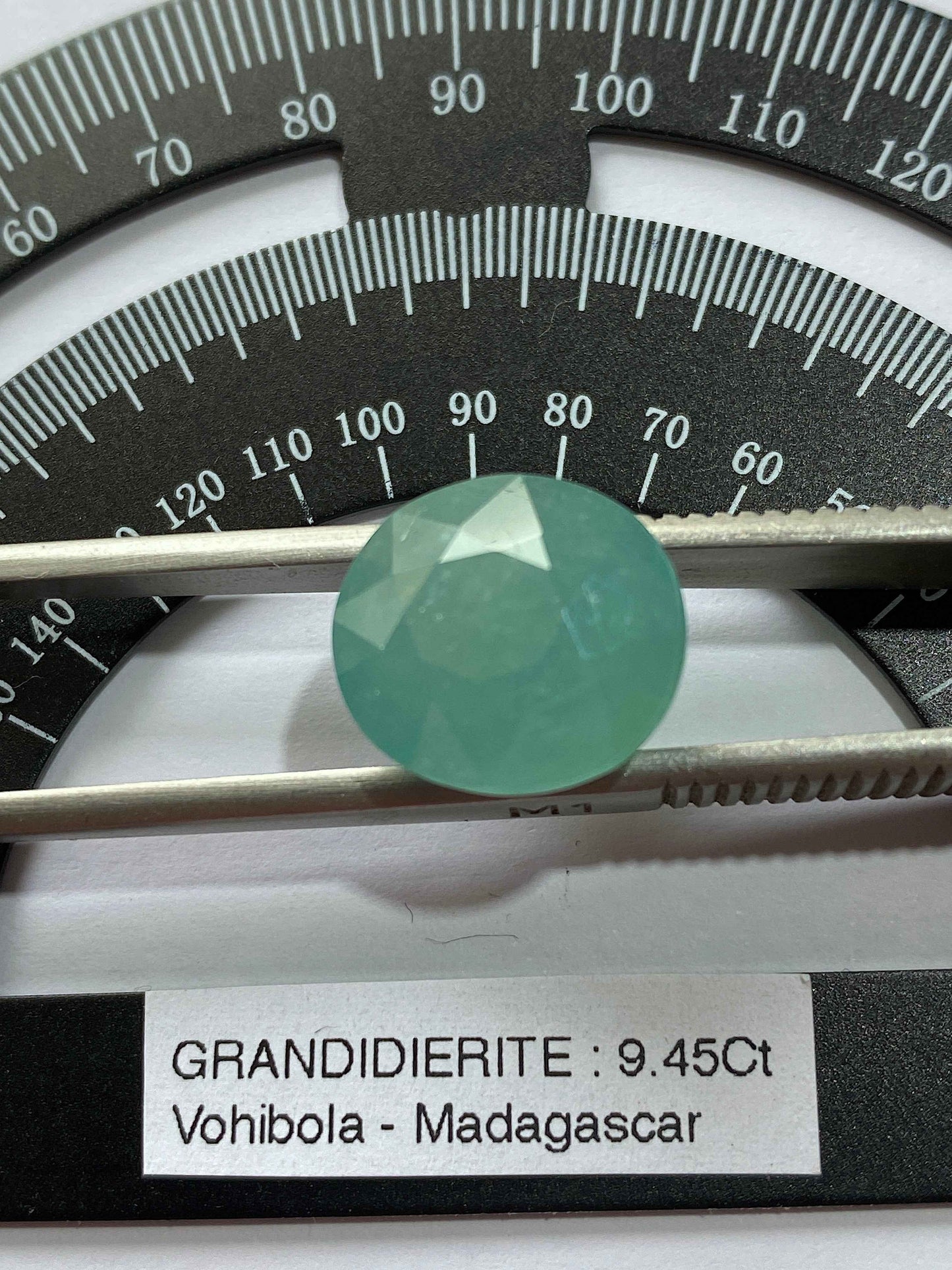 GRANDIDIERITE NATURAL GEMSTONE : VOHIBOLA, BAHARA, MADAGASCAR 9.45Ct MFG4938