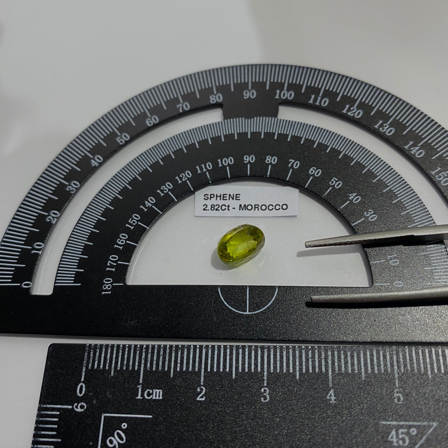 SPHENE [TITANITE] NATURAL GEMSTONE - IMILCHI, TAFILALET, MOROCCO 2.82Ct MFG5455