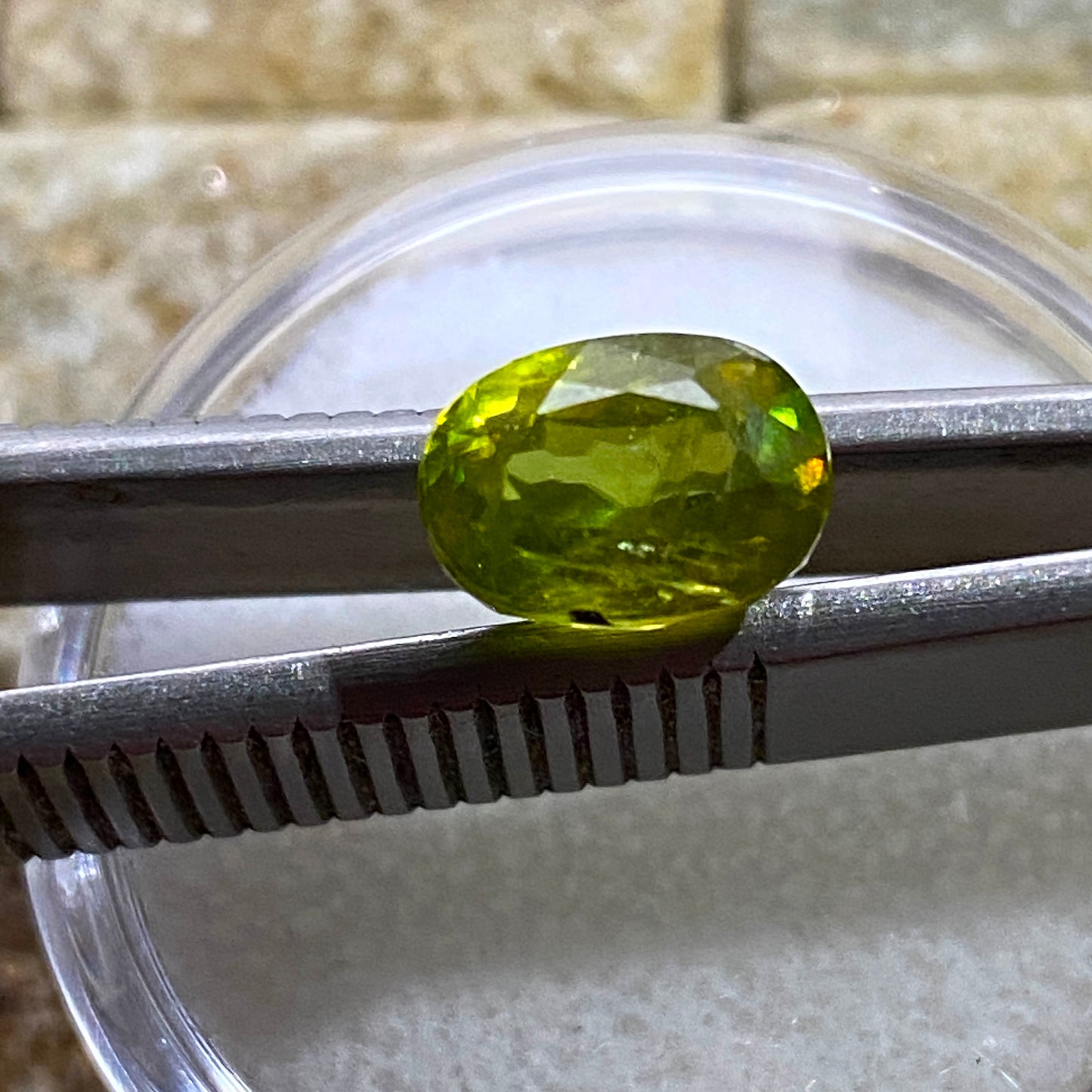 SPHENE [TITANITE] NATURAL GEMSTONE - IMILCHI, TAFILALET, MOROCCO 2.82Ct MFG5455