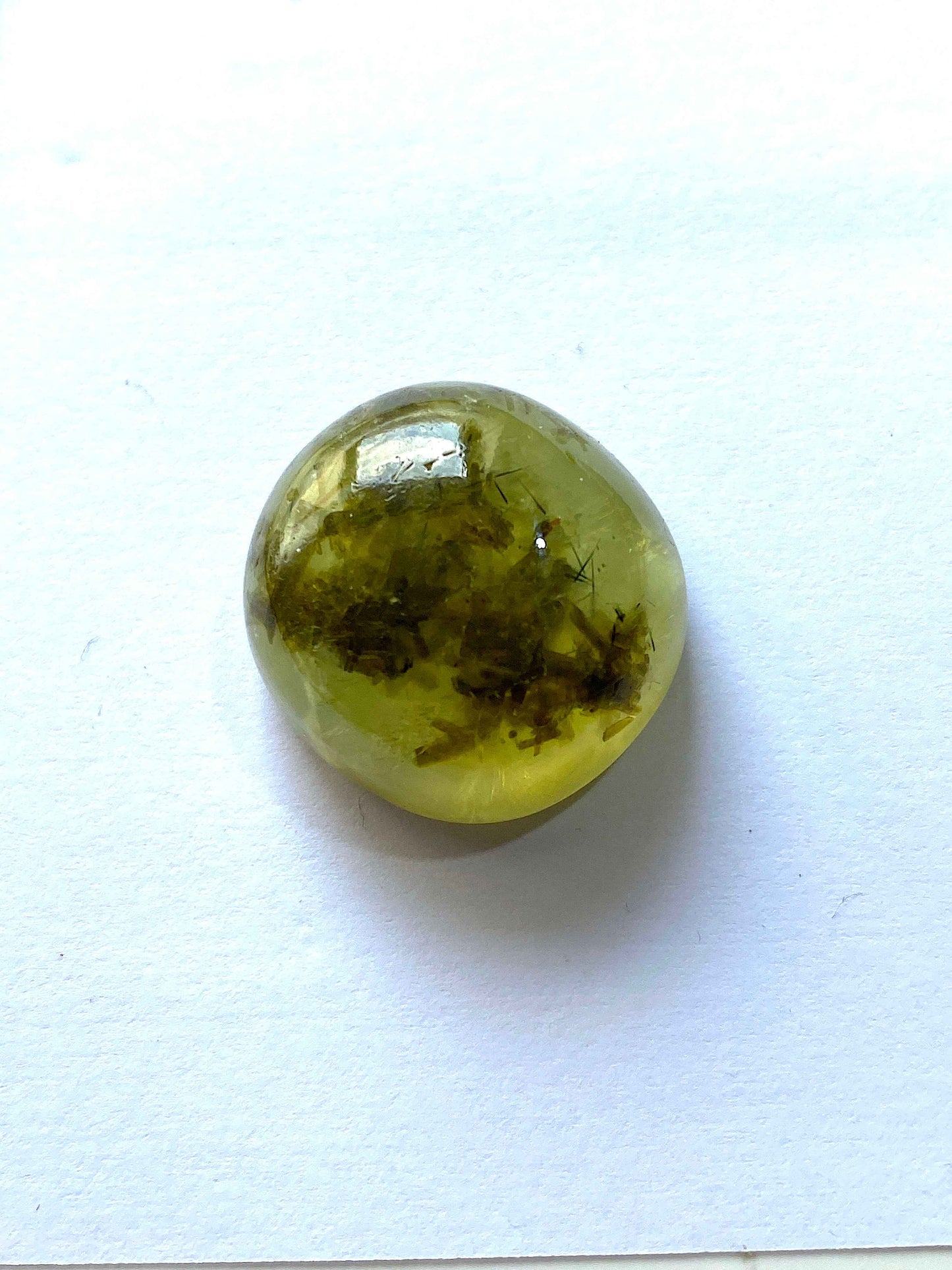 PREHNITE NATURAL MINED GEMSTONE : KAYES REGION, MALI, AFRICA 52.96Ct MFG4935