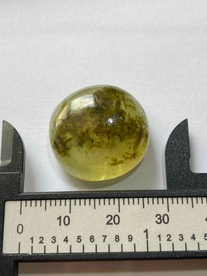 PREHNITE NATURAL MINED GEMSTONE : KAYES REGION, MALI, AFRICA 52.96Ct MFG4935