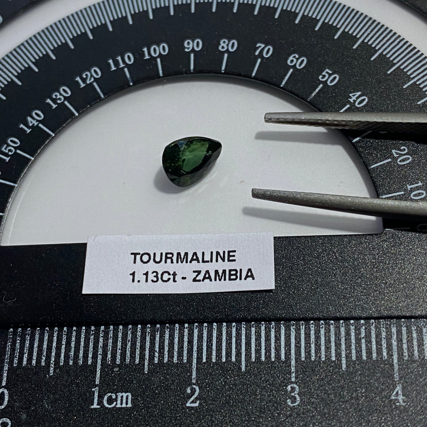 TOURMALINE NATURAL GEMSTONE - MKUSHI, CENTRAL PROV., ZAMBIA 1.13Ct. MFG5458