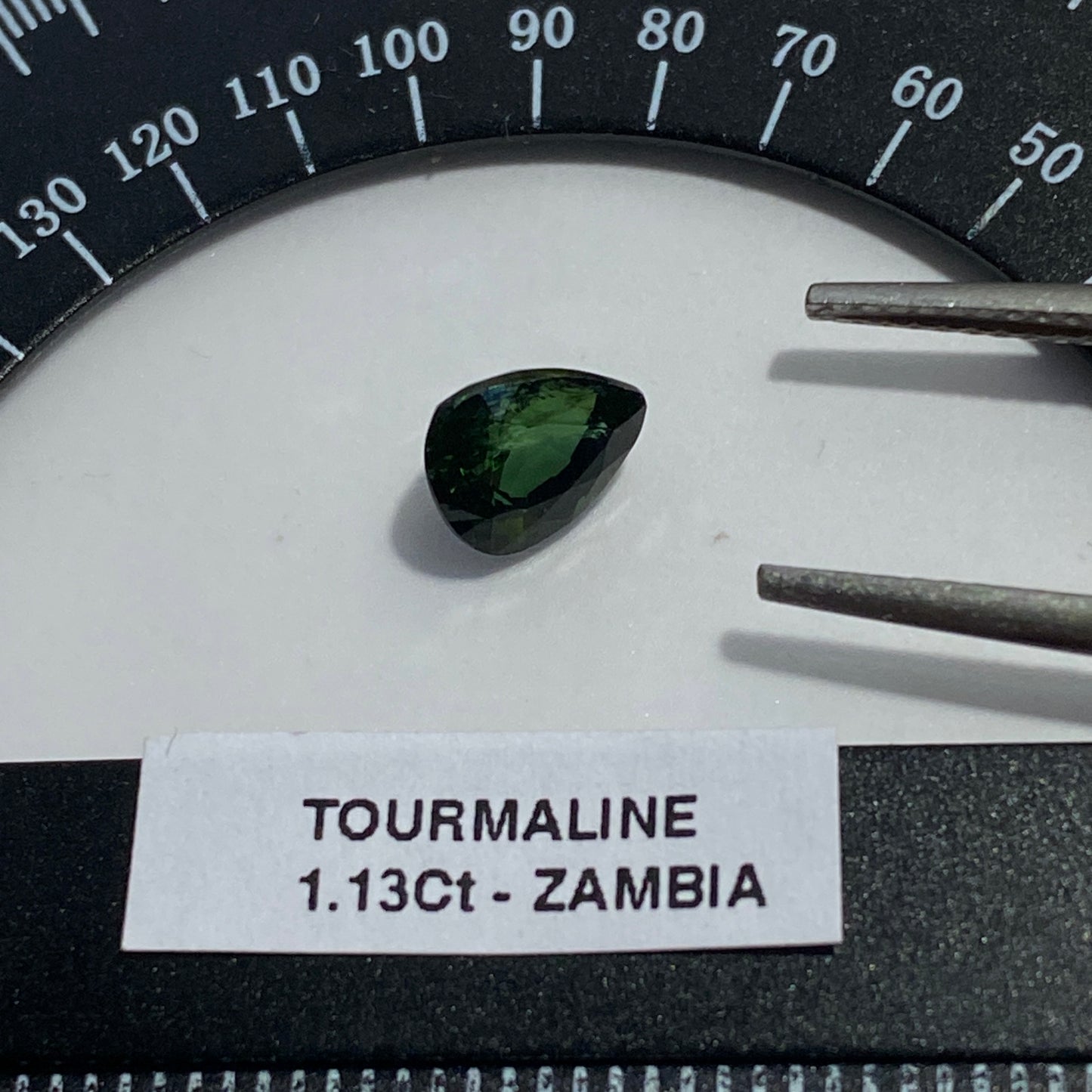 TOURMALINE NATURAL GEMSTONE - MKUSHI, CENTRAL PROV., ZAMBIA 1.13Ct. MFG5458