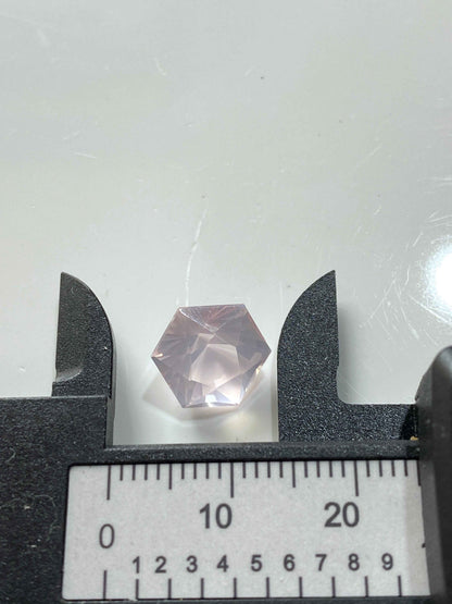ROSE QUARTZ NATURAL GEMSTONE : TAQUARAL, MINAS GERAIS, BRAZIL 3.48Ct MFG4940
