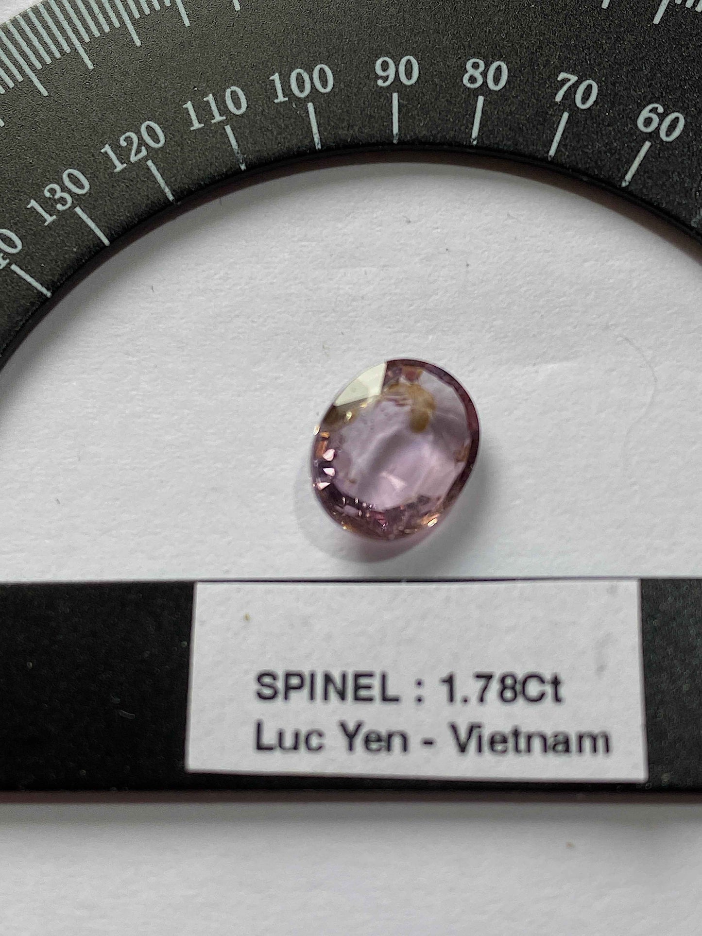 SPINEL NATURAL MINED GEMSTONE : LUC YEN DISTRICT, YEN BAI PROVINCE, VIETNAM 1.78Ct MFG4906