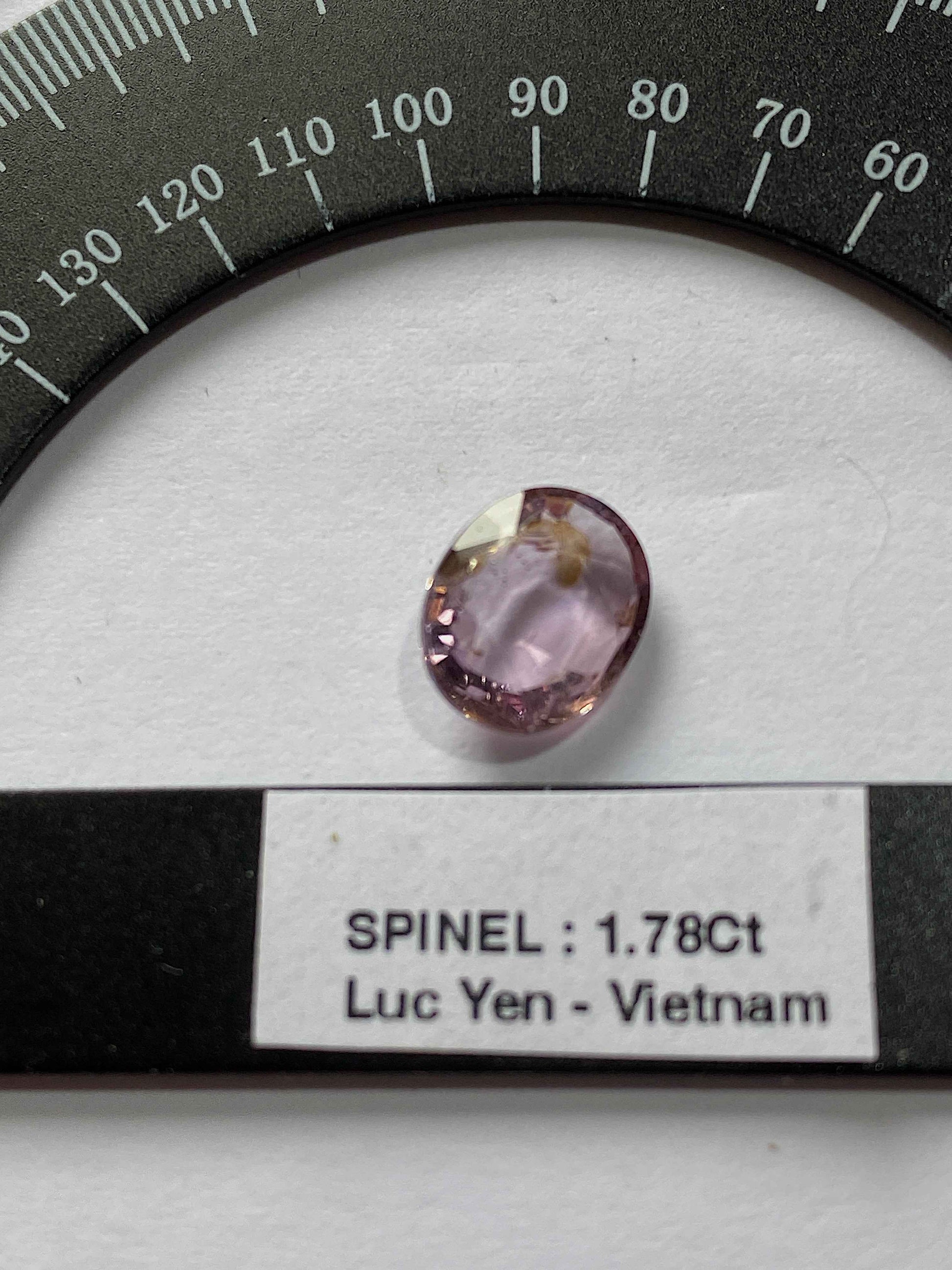 SPINEL NATURAL MINED GEMSTONE : LUC YEN DISTRICT, YEN BAI PROVINCE, VIETNAM 1.78Ct MFG4906