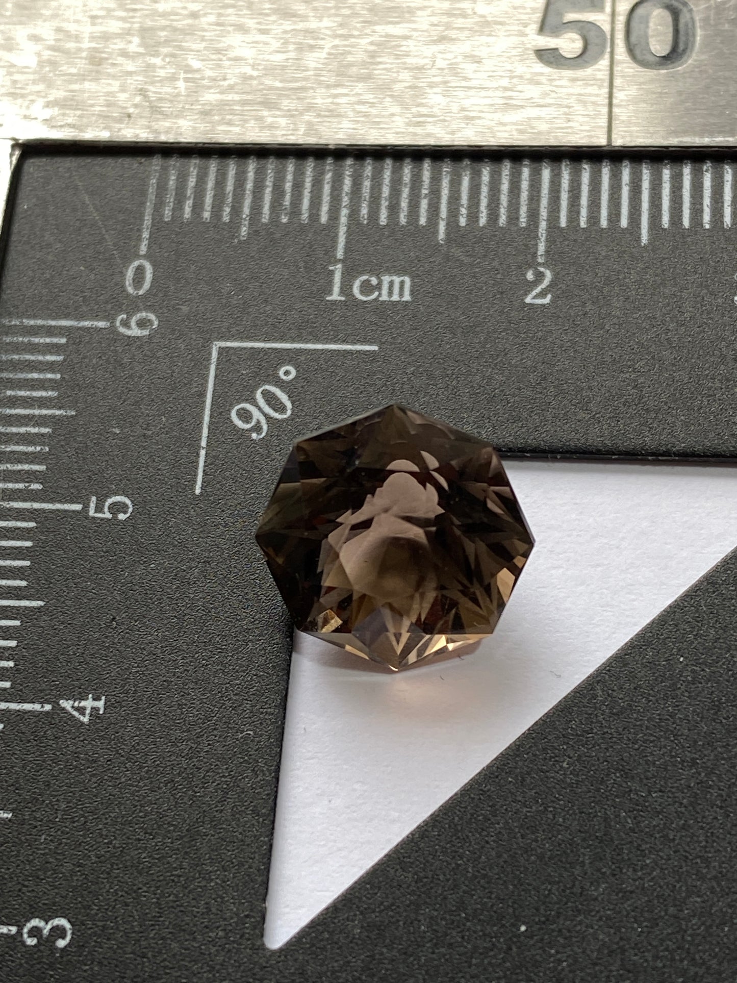SMOKE QUARTZ NATURAL GEMSTONE : NAMAKWA, NORTHERN CAPE, SOUTH AFRICA 6.22Ct MFG4890
