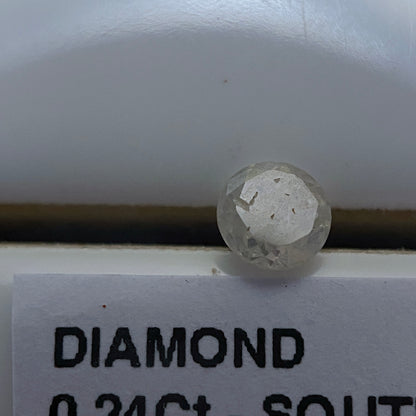 DIAMOND NATURAL MINED GEMSTONE - KIMBERLEY, NORTHERN CAPE, SOUTH AFRICA 0.24Ct MFG5460