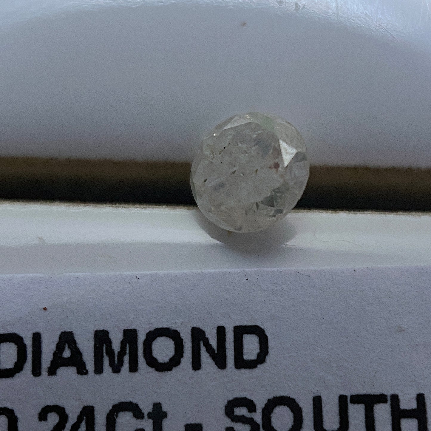 DIAMOND NATURAL MINED GEMSTONE - KIMBERLEY, NORTHERN CAPE, SOUTH AFRICA 0.24Ct MFG5460