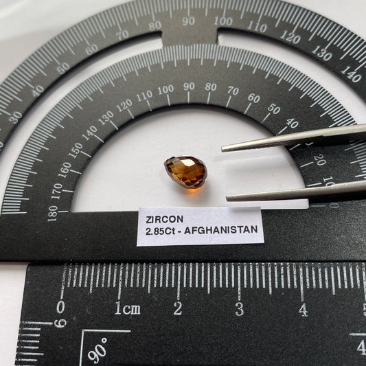ZIRCON NATURAL GEMSTONE : DARA-E-PECH, KUNAR, AFGANISTAN 2.85Ct. MFG5462