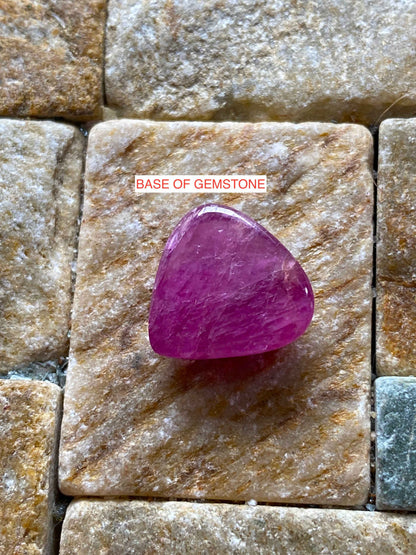 SAPPHIRE [RUBY] CORUNDUM NATURA;L GEMSTONE : RATNAPURA, SRI LANKA 7.95Ct MFG4915