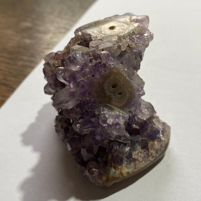 AMETHYST QUARTZ CRYSTAL ASSEMBLAGE FROM ARTIGAS, URAGUAY 104g  MF4104