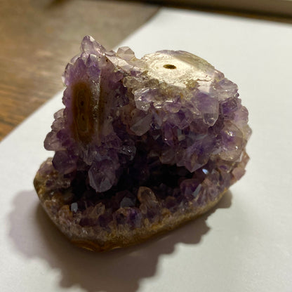 AMETHYST QUARTZ CRYSTAL ASSEMBLAGE FROM ARTIGAS, URAGUAY 104g  MF4104