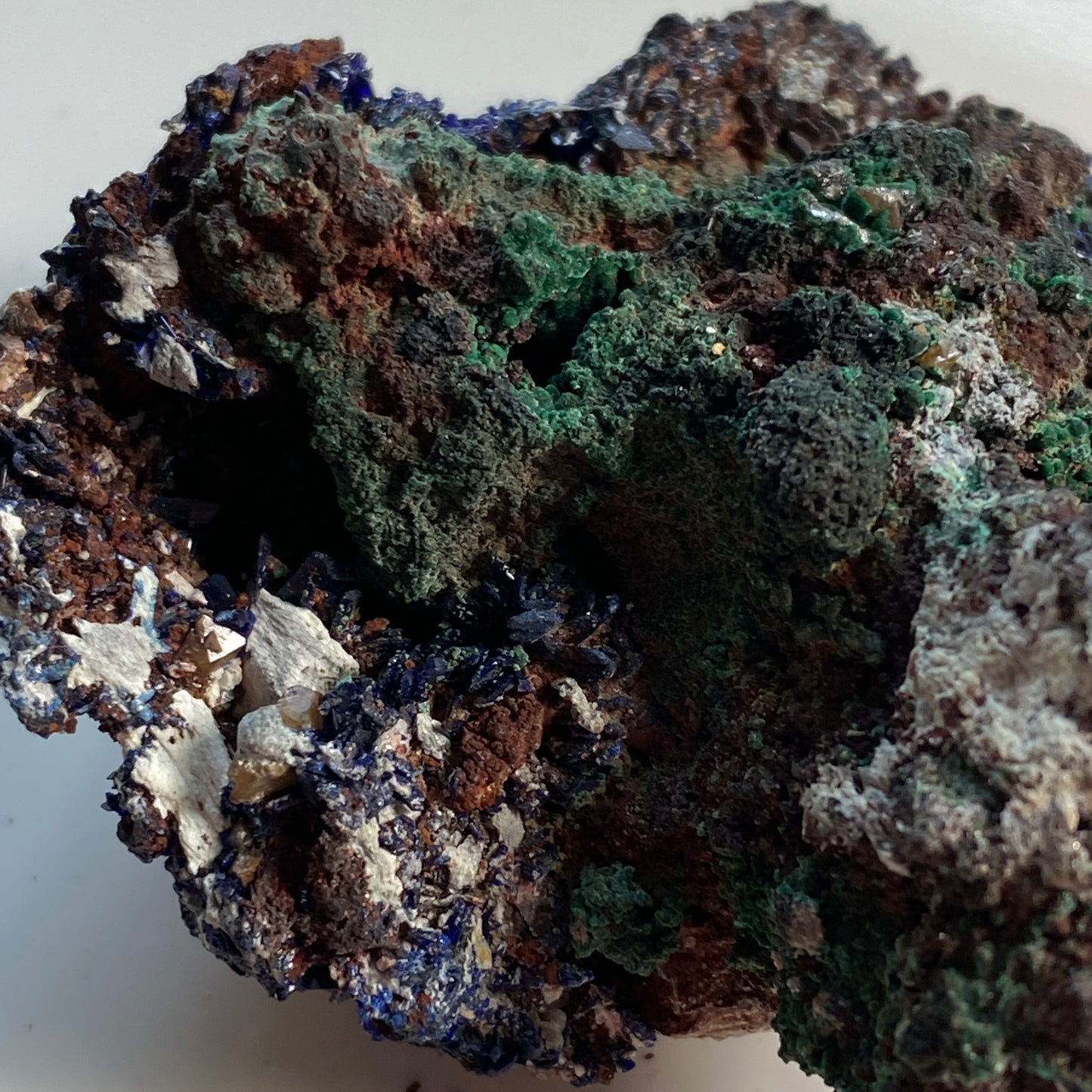 AZURITE/MALACHITE [ETC], BISBEE, ARIZONA, U.S.A.  60g MF1720