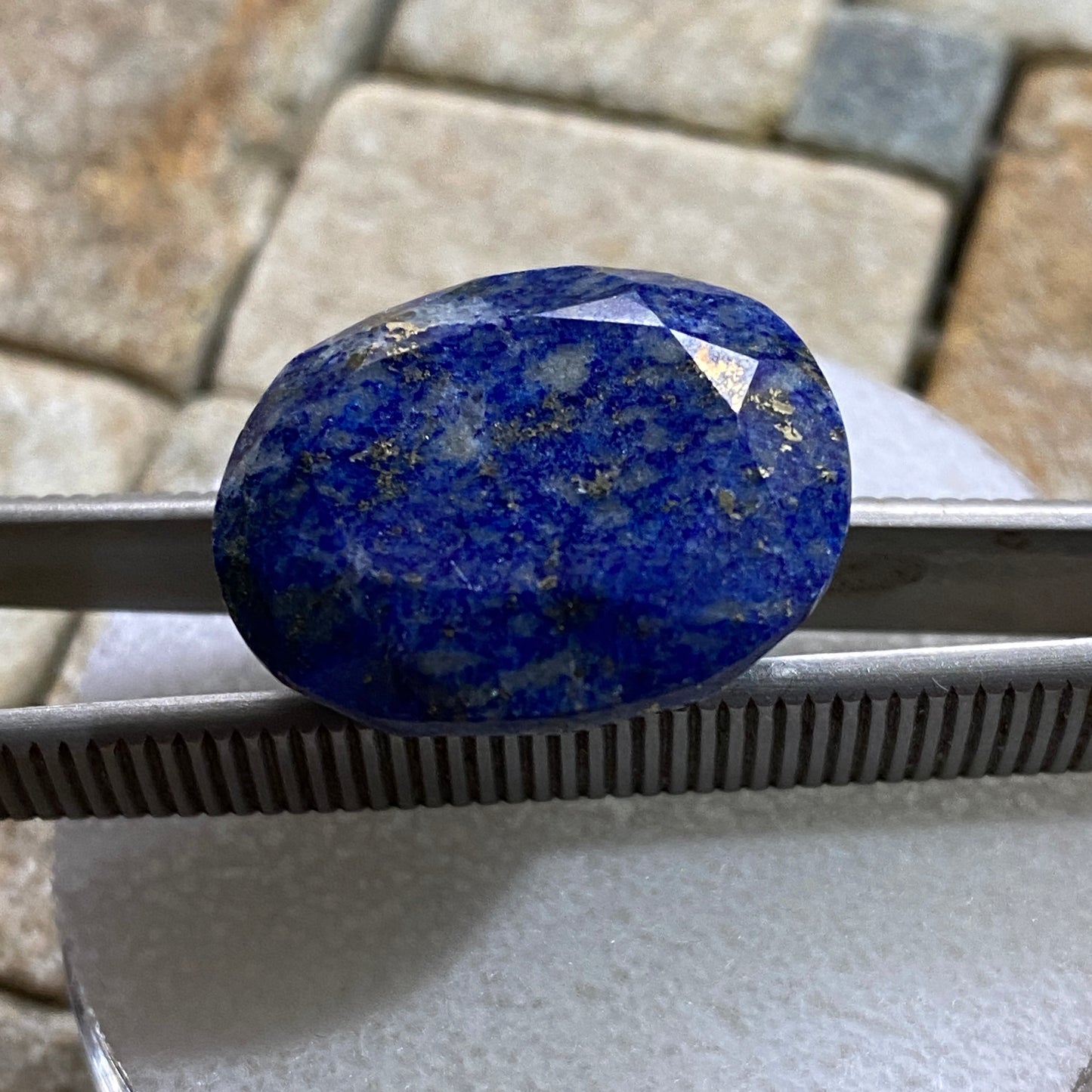 LAPIS LAZULI GEMSTONE  - HINDU KUSH, BADAKHSHAN, AFGHANISTAN 31.20Ct  MFG5010