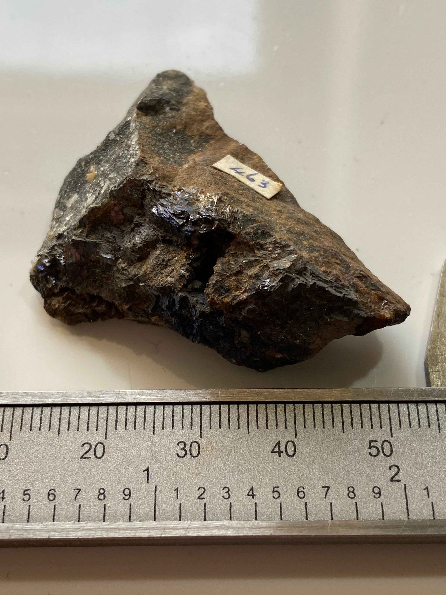IRIDESCENT GALENA : WEST FORK MINE, REYNOLDS CO, MISSOURI, U.S.A. 26g MF4930