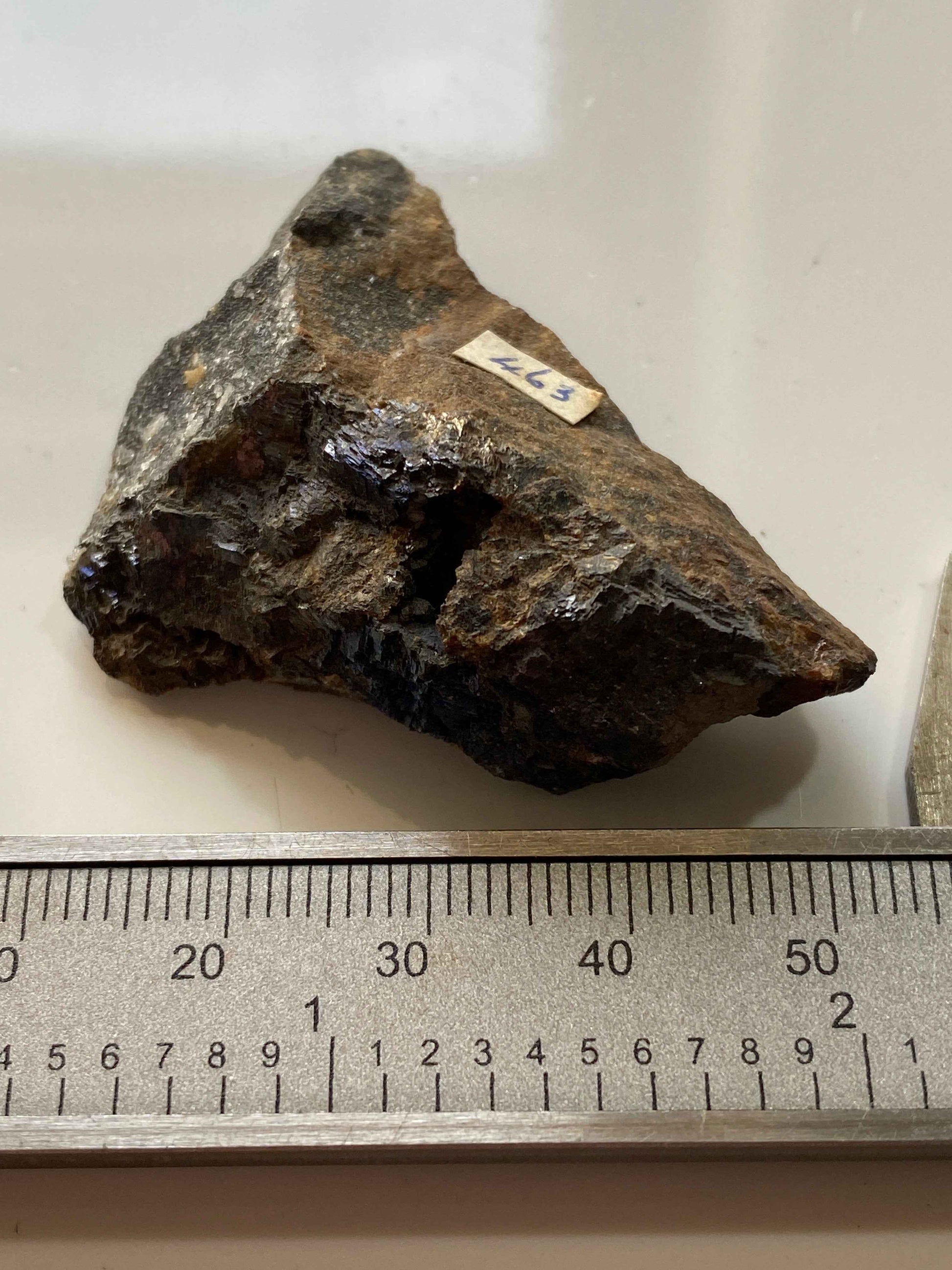 IRIDESCENT GALENA : WEST FORK MINE, REYNOLDS CO, MISSOURI, U.S.A. 26g MF4930