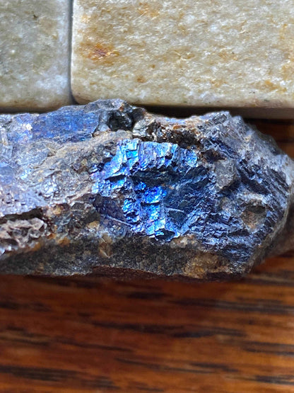 IRIDESCENT GALENA : WEST FORK MINE, REYNOLDS CO, MISSOURI, U.S.A. 26g MF4930