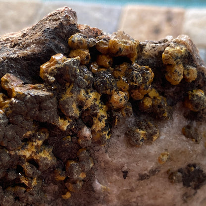 SPECIMEN FROM DRY GILL MINE [ MIMETITE ETC], CALDBECK, CUMBRIA, ENGLAND 250g MF1345