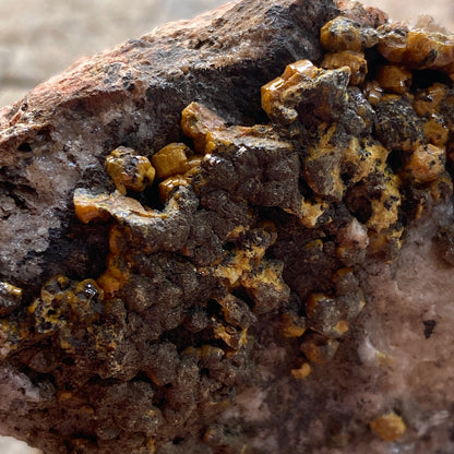 SPECIMEN FROM DRY GILL MINE [ MIMETITE ETC], CALDBECK, CUMBRIA, ENGLAND 250g MF1345