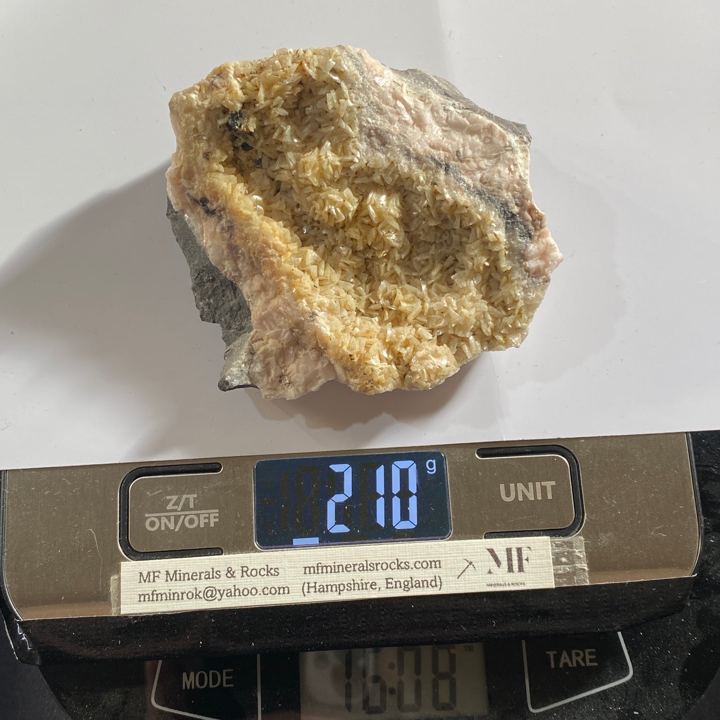 DOLOMITE - LINHAY HILL QUARRY, ASHBURTON, DEVON, ENGLAND 210g MF1341