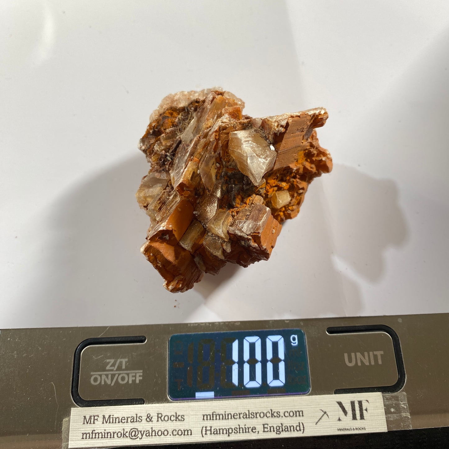 GYPSUM/LIMONITE - HILARION MINE, LAVRION MINING DISTRICT, GREECE 100g MF1346