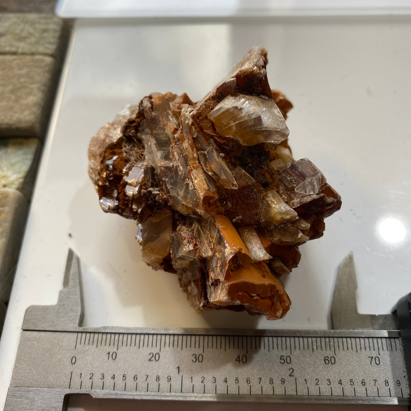GYPSUM/LIMONITE - HILARION MINE, LAVRION MINING DISTRICT, GREECE 100g MF1346