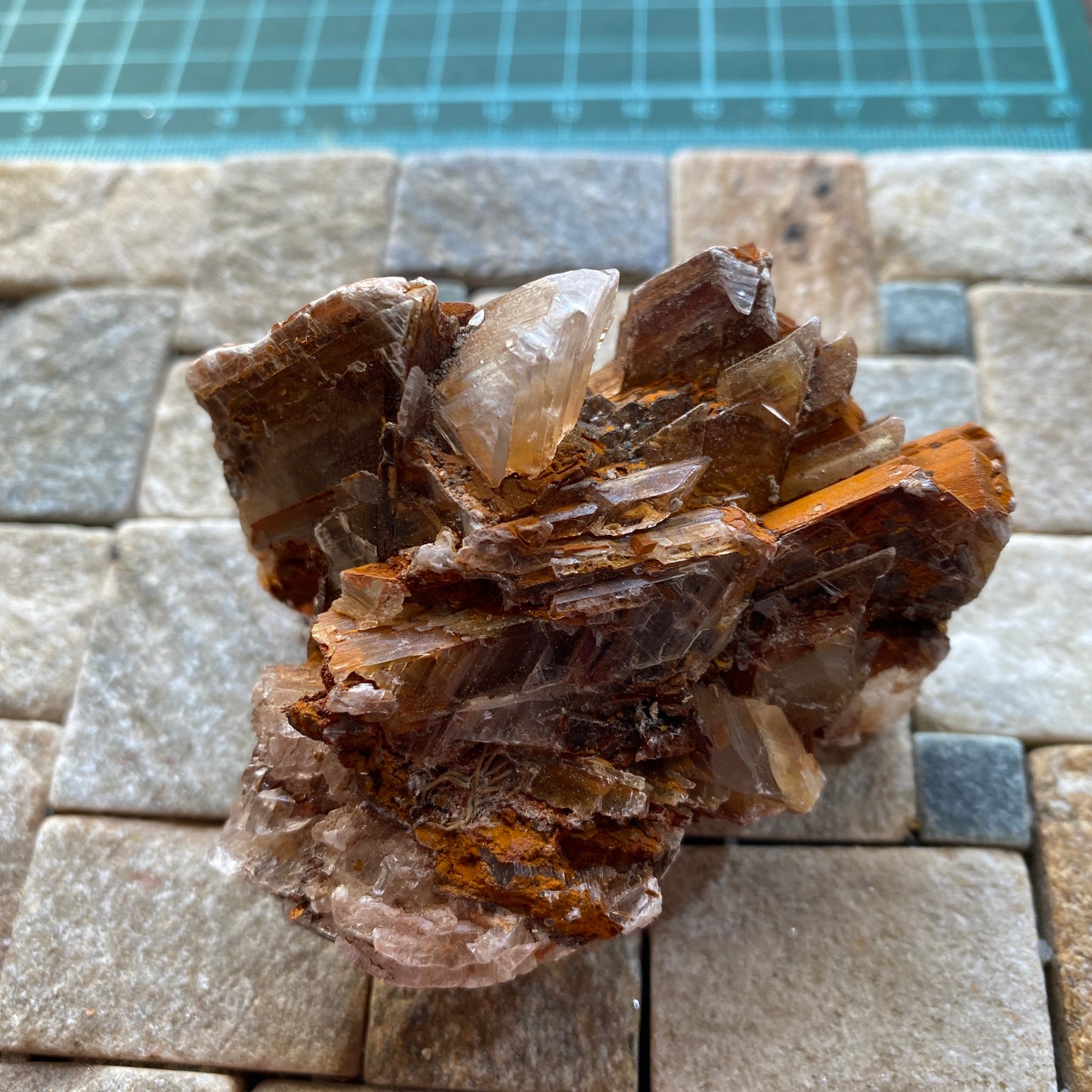 GYPSUM/LIMONITE - HILARION MINE, LAVRION MINING DISTRICT, GREECE 100g MF1346