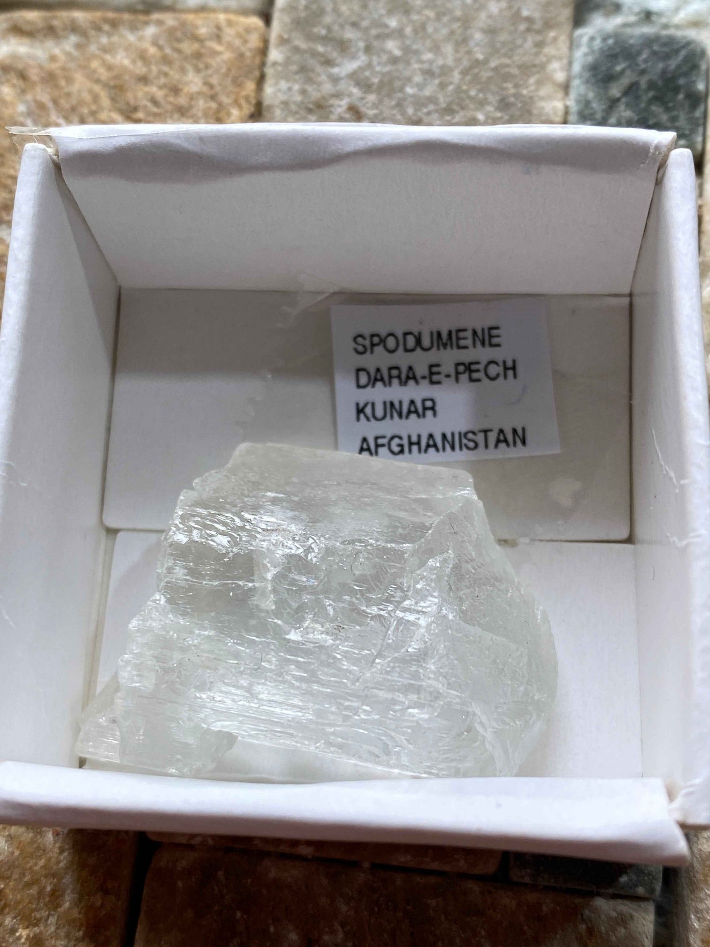 SPODUMENE : DARA-E-PECH, KUNAR, AFGHANISTAN 12g. MF4934