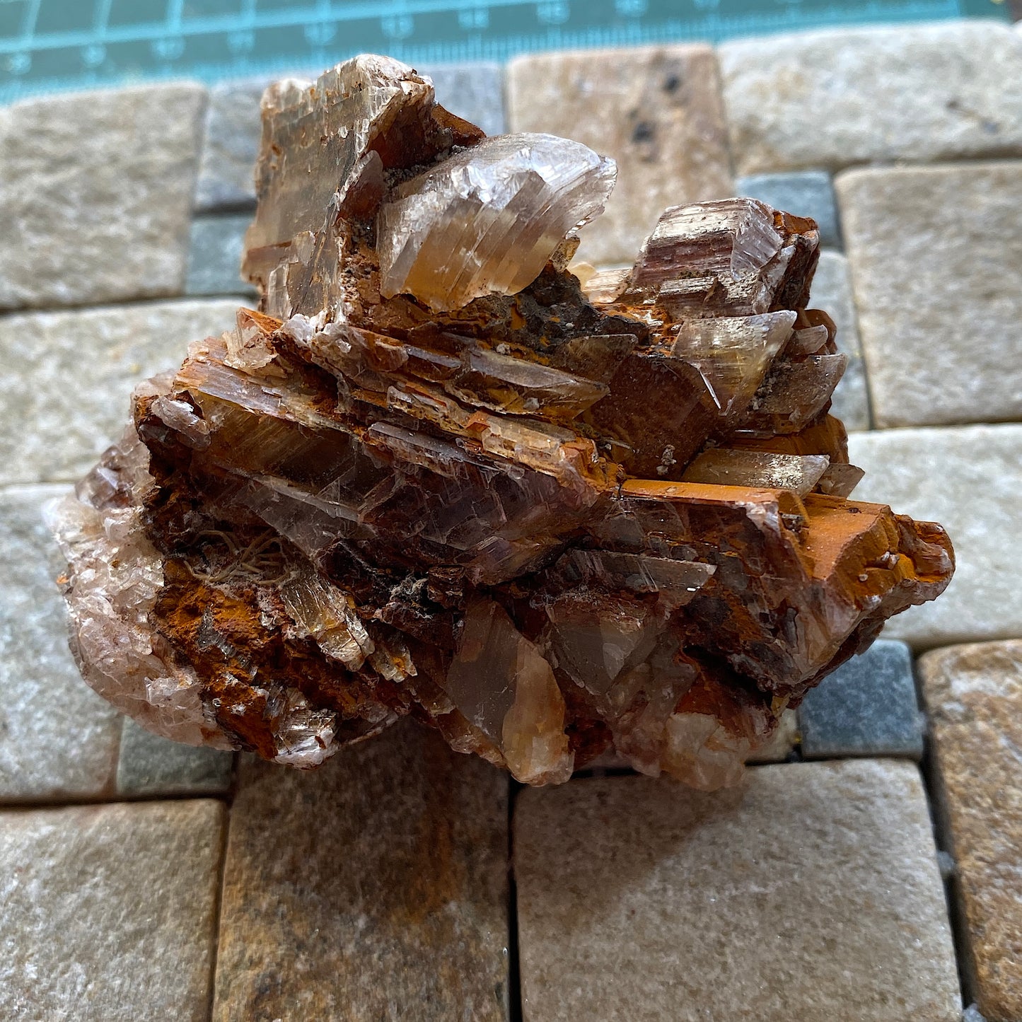 GYPSUM/LIMONITE - HILARION MINE, LAVRION MINING DISTRICT, GREECE 100g MF1346