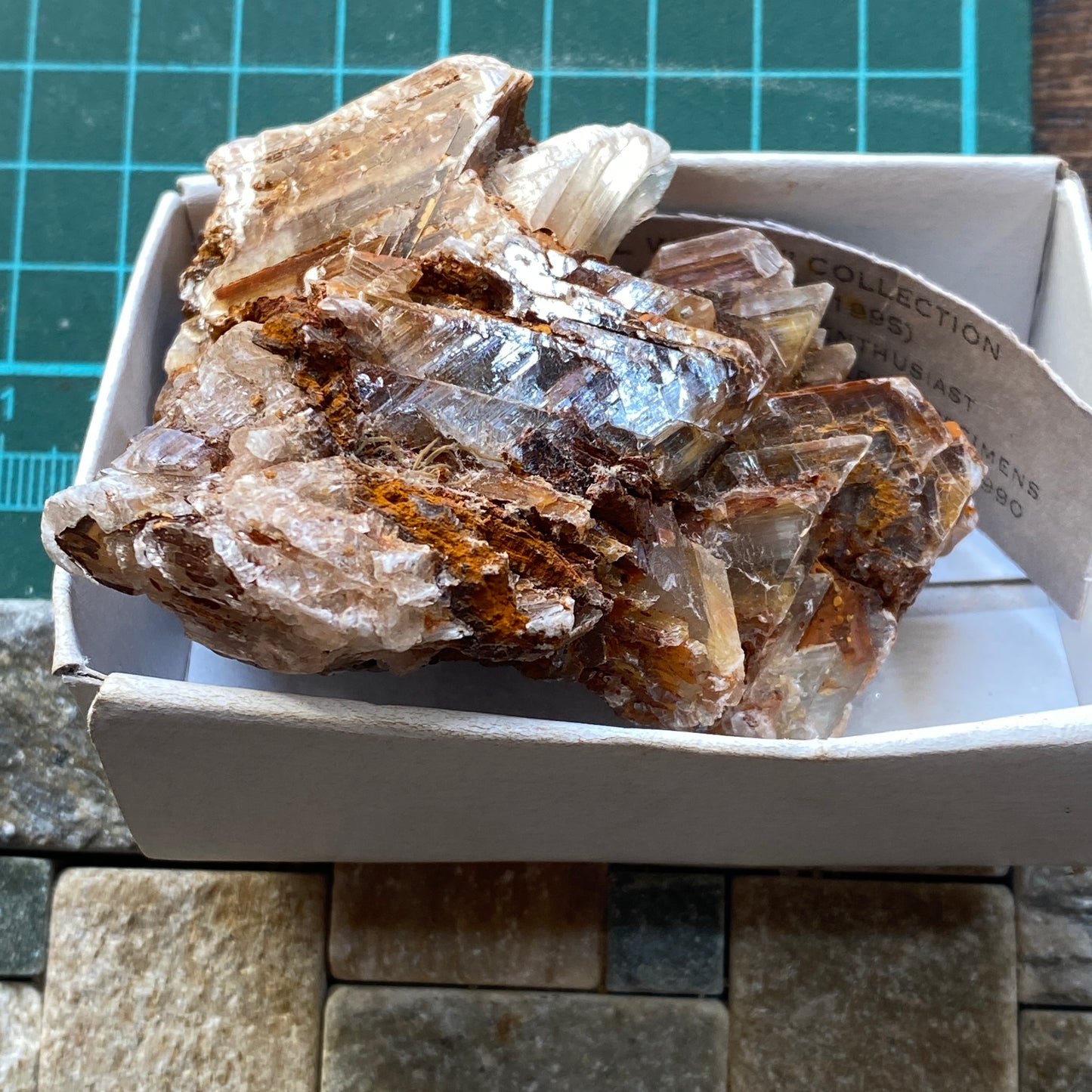GYPSUM/LIMONITE - HILARION MINE, LAVRION MINING DISTRICT, GREECE 100g MF1346