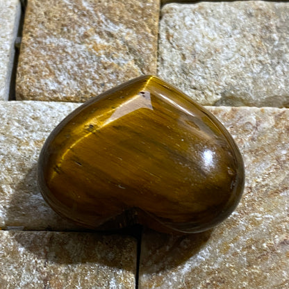 TIGERS EYE PSEUDOMORPH QUARTZ GEMSTONES - LESOTHO, AFRICA  32g MFG2016