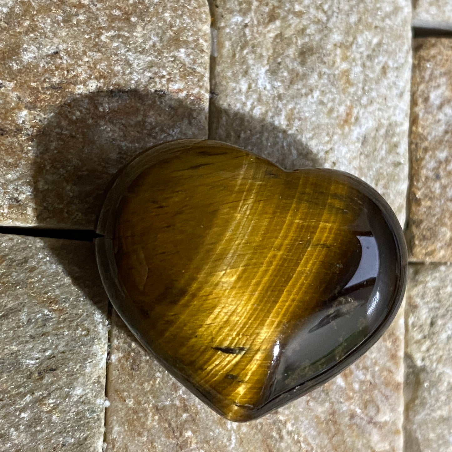 TIGERS EYE PSEUDOMORPH QUARTZ GEMSTONES - LESOTHO, AFRICA  32g MFG2016