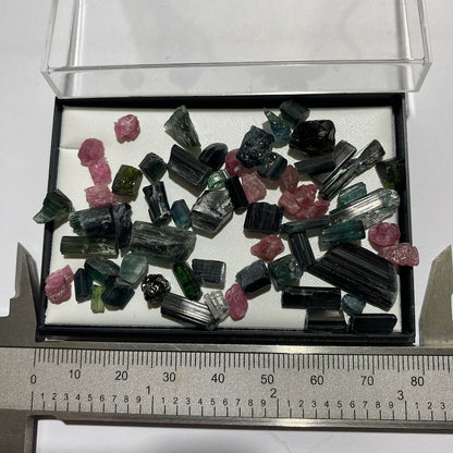 TOURMALINE ROUGH GEMSTONES - CORONEL MURTA, MINAS GERAIS, BRAZIL 18g MFG5017