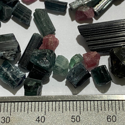 TOURMALINE ROUGH GEMSTONES - CORONEL MURTA, MINAS GERAIS, BRAZIL 18g MFG5017