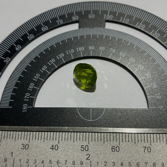 PERIDOT GEMSTONE NATURAL MINED - KAGHAM VALLEY, PAKISTAN  5.35Ct. MFG2019