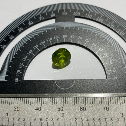 PERIDOT GEMSTONE NATURAL MINED - KAGHAM VALLEY, PAKISTAN  5.35Ct. MFG2019