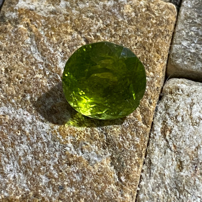 PERIDOT GEMSTONE NATURAL MINED - KAGHAM VALLEY, PAKISTAN  5.35Ct. MFG2019