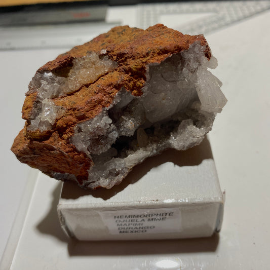 HÉMIMORPHITE DE LA MINE OJUELA, MAPIMI, MEXIQUE 123g MF1318