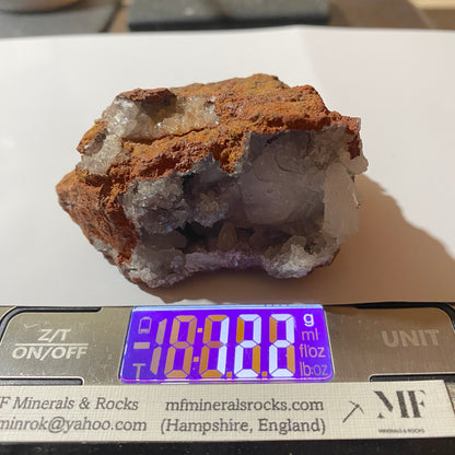 HEMIMORPHITE FROM OJUELA MINE, MAPIMI, MEXICO 122g MF1318