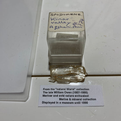 SPODUMENE CRYSTALLISATION - DARA-E-PECH PEGMATITE, KUNARI, AFGHANISTAN 4g MF1312