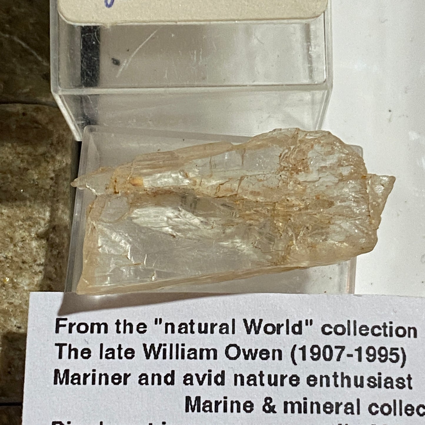 SPODUMENE CRYSTALLISATION - DARA-E-PECH PEGMATITE, KUNARI, AFGHANISTAN 4g MF1312