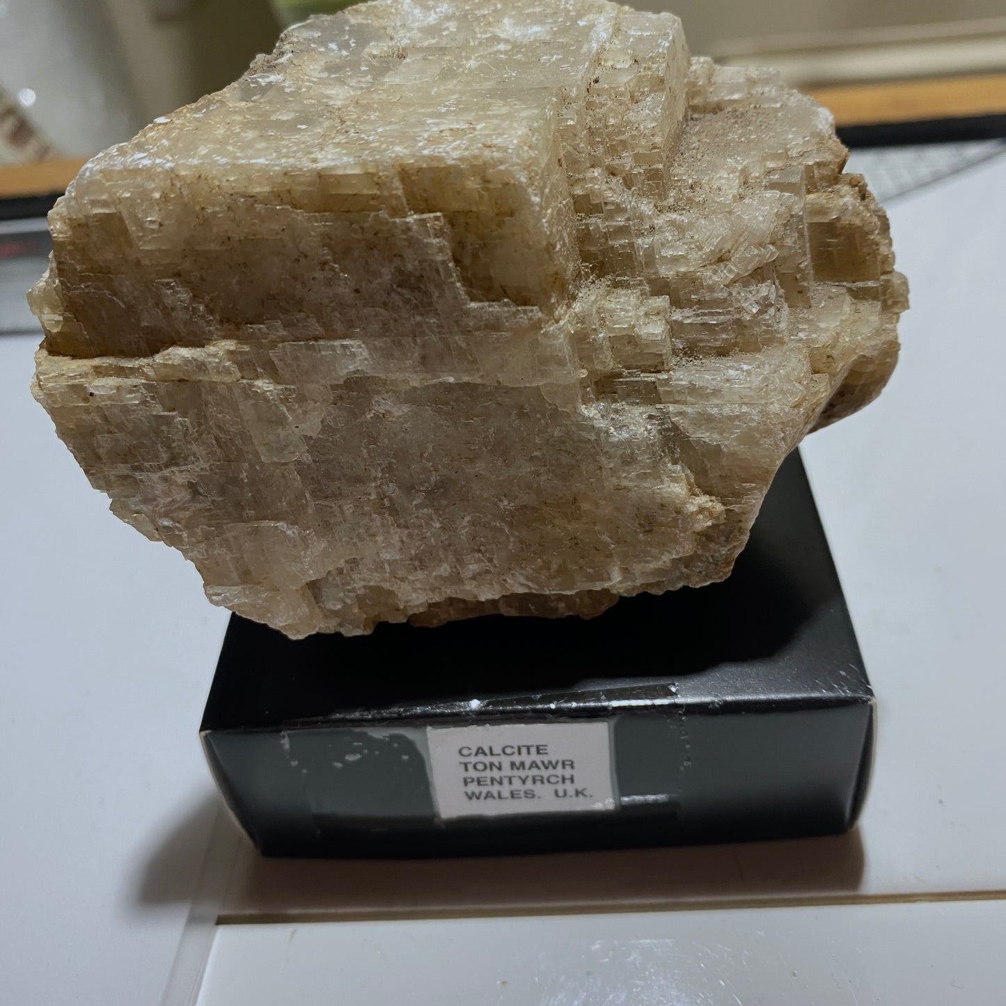 CALCITE - TON MAWR QUARRY, PENTYRCH, WALES, U.K. 350g  MF1368