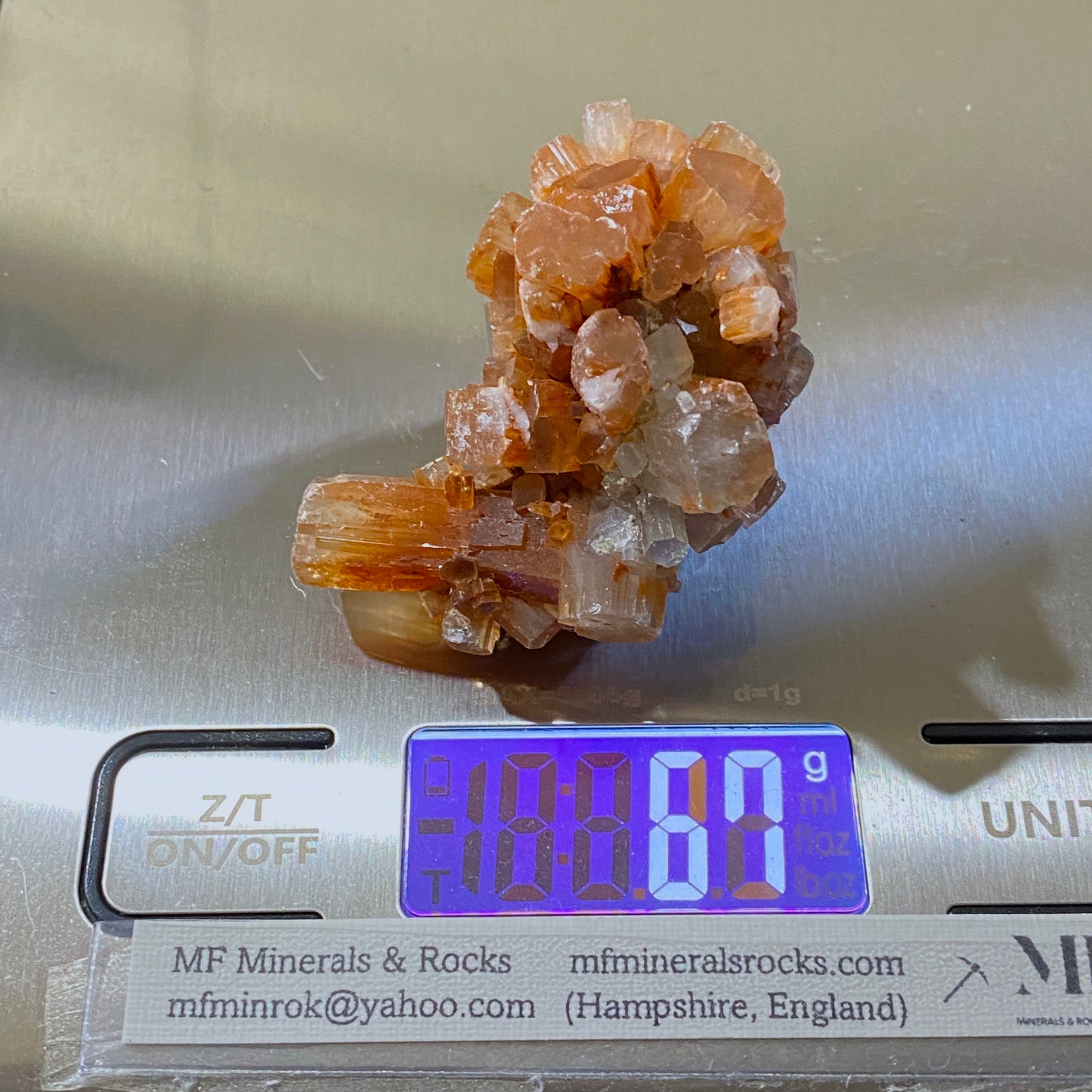 ARAGONITE - TAZOUTA, SEFROU, ATLAS MOUNTAINS, MOROCCO. 67g. MF4117